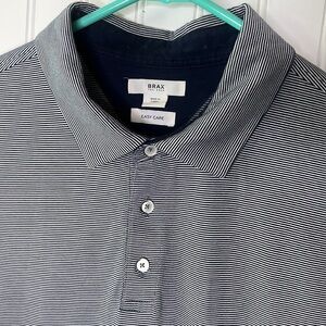 Brax Easy Care Striped Polo Size 2XL